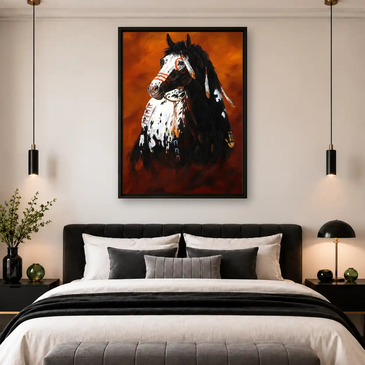 Appaloosa Horse Portrait Wall Art 4