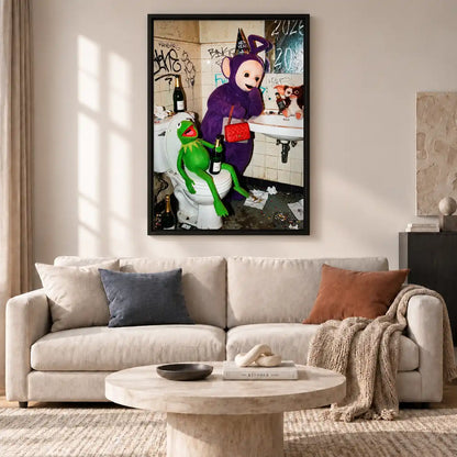 Bathroom Pop Culture Party Wall Art 2