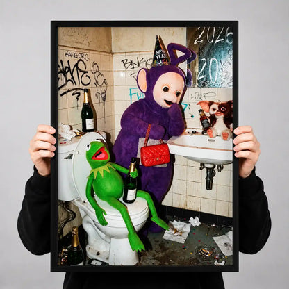 Bathroom Pop Culture Party Wall Art 3