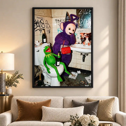 Bathroom Pop Culture Party Wall Art 5
