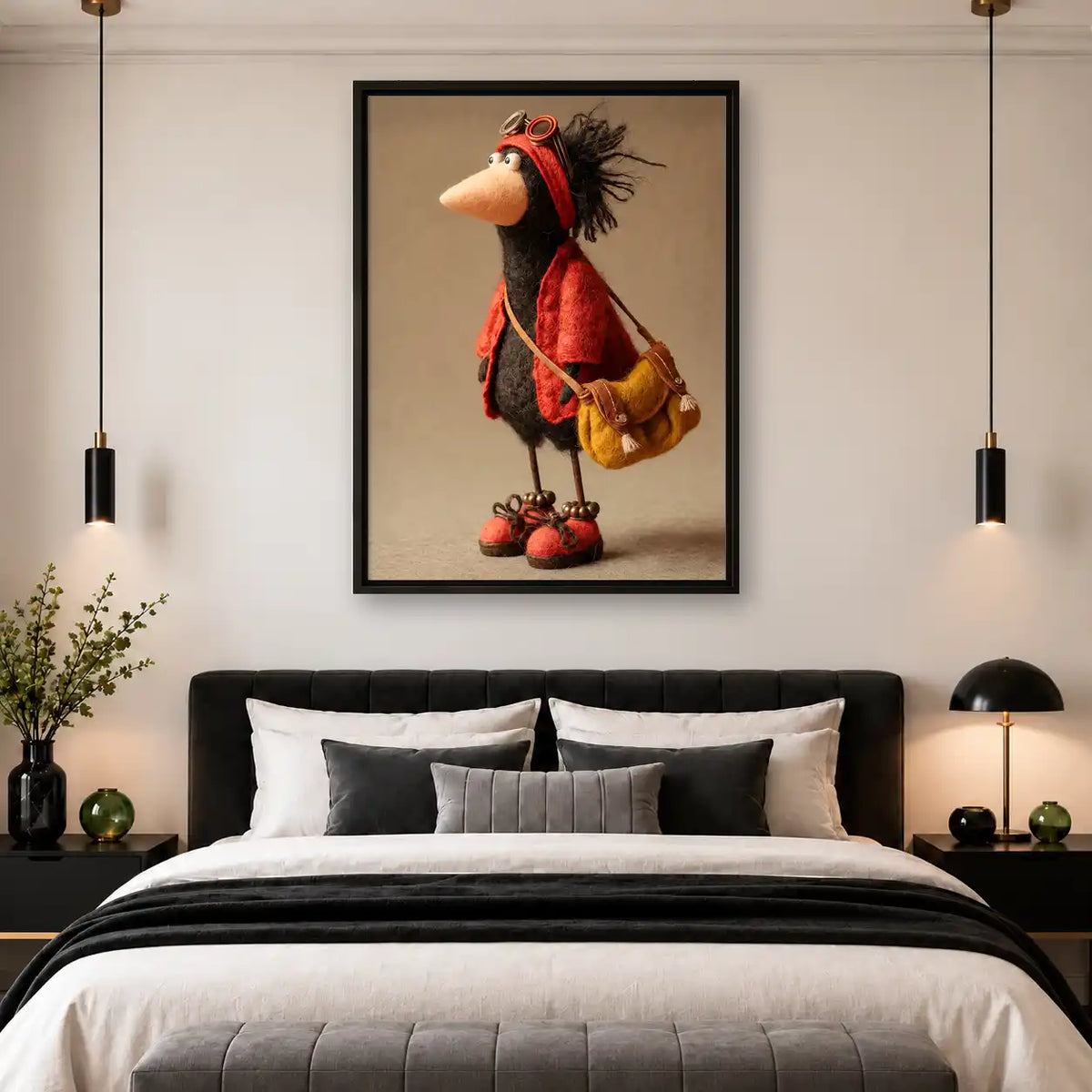 Bird Traveler With Goggles Wall Art 4