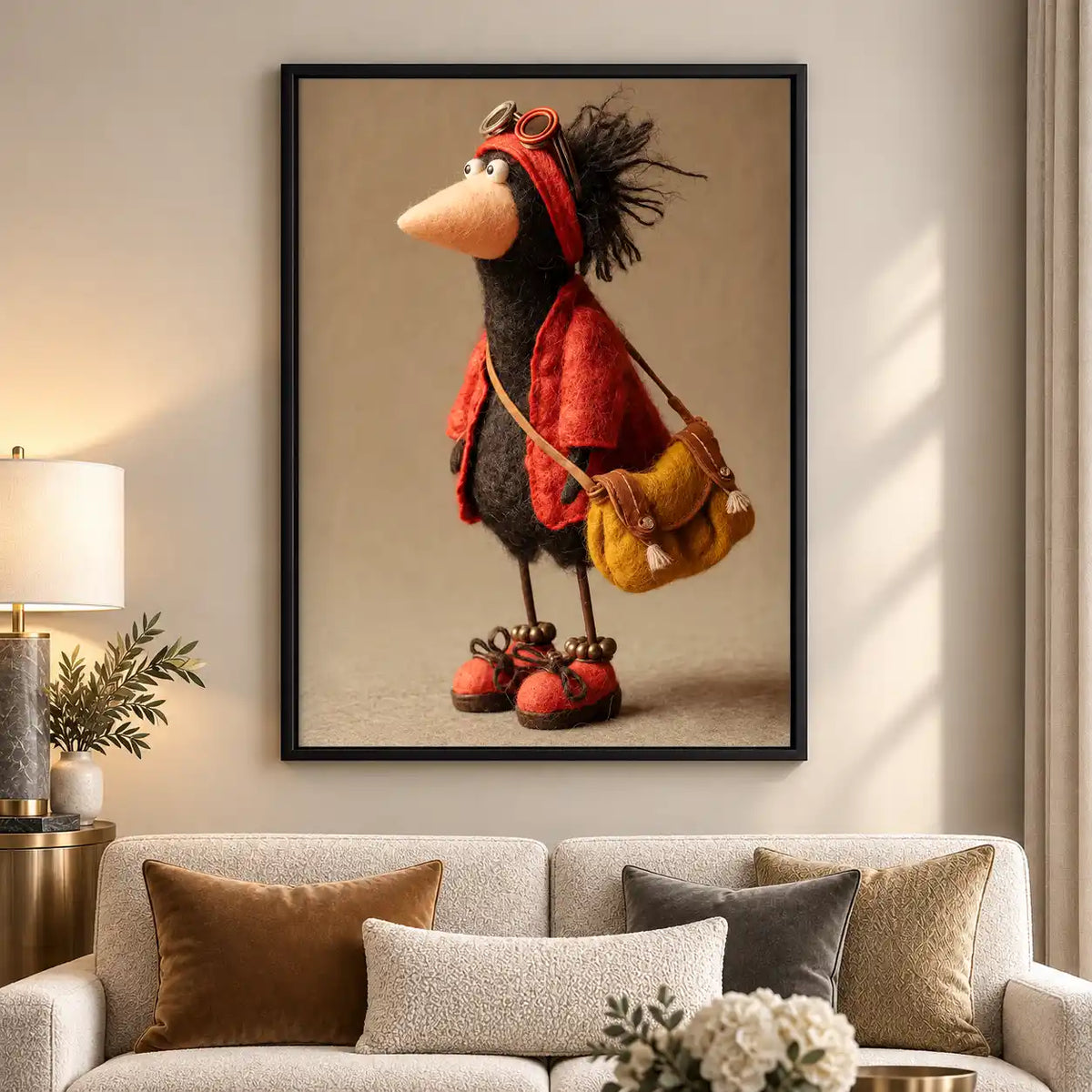 Bird Traveler With Goggles Wall Art 5