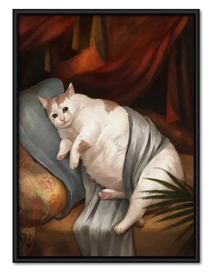 Chonky Cat Classical Parody Wall Art