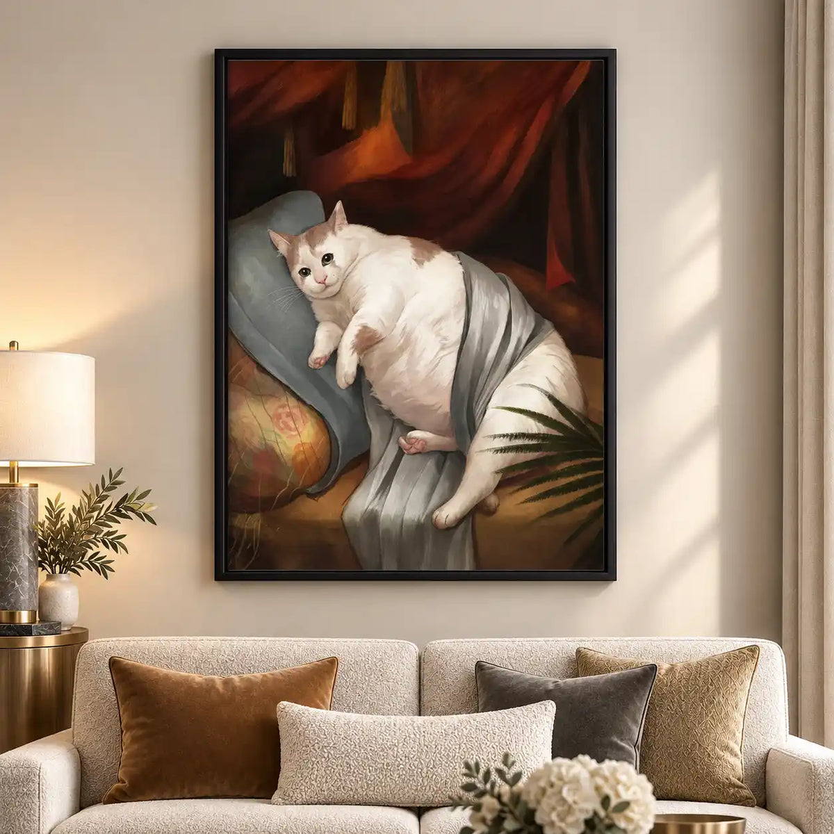 Chonky Cat Classical Parody Wall Art 5