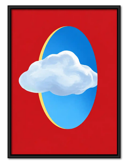Cloud Passing Blue Portal Wall Art