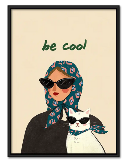 Cool Cat Duo Wall Art