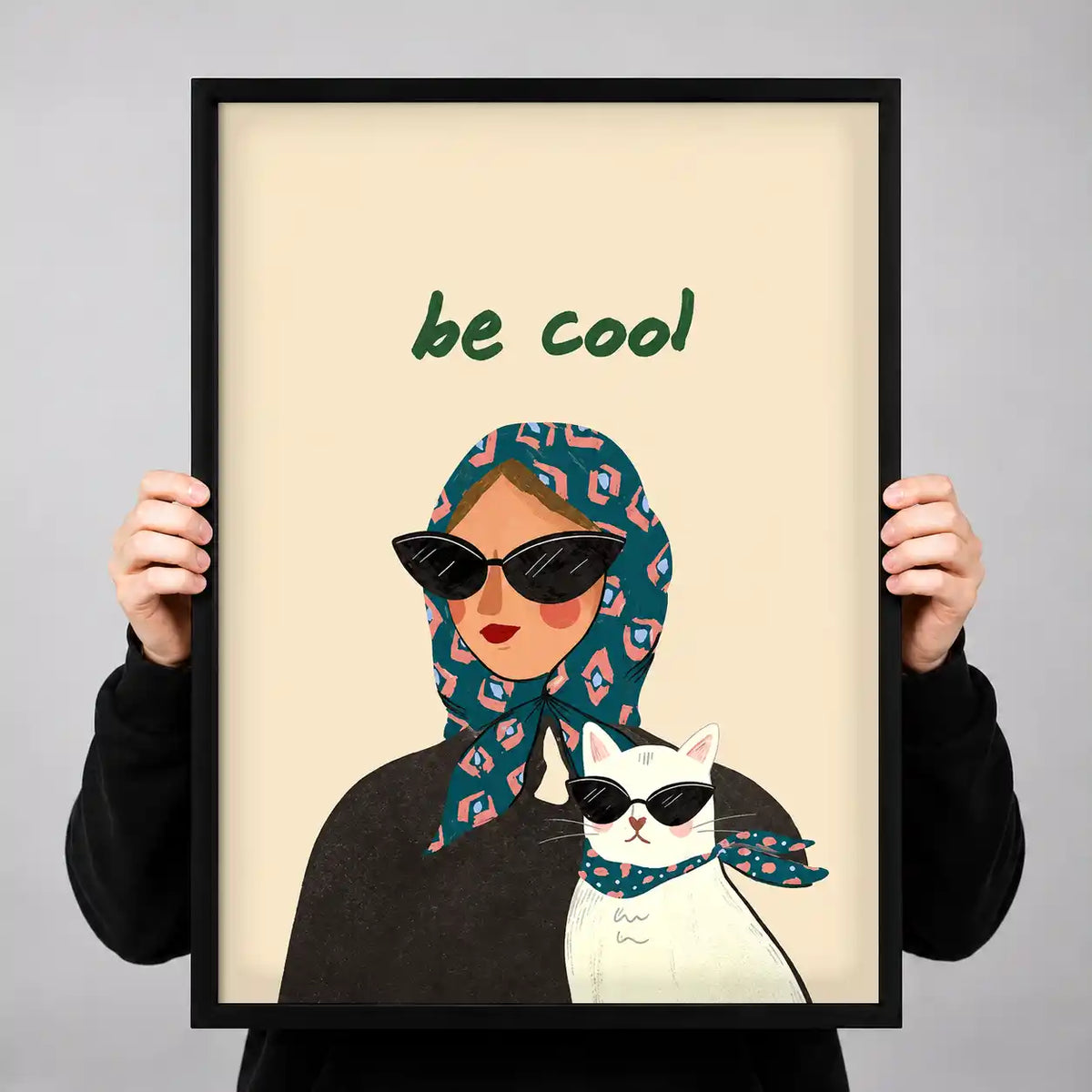 Cool Cat Duo Wall Art 3