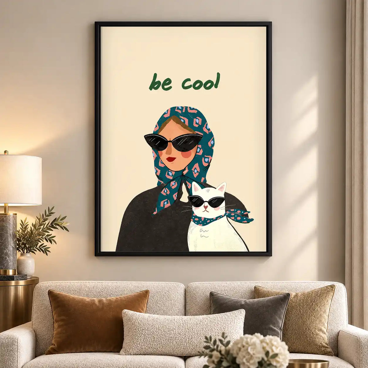 Cool Cat Duo Wall Art 5