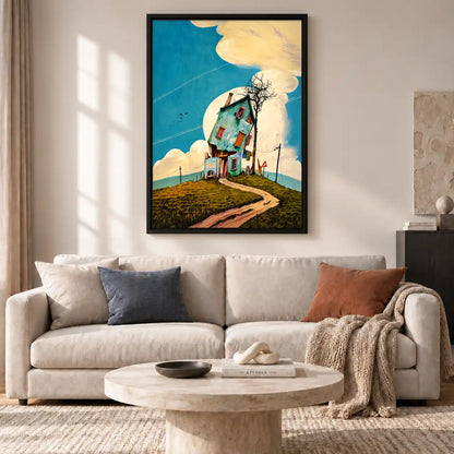 Crooked Hilltop Cottage Wall Art 2