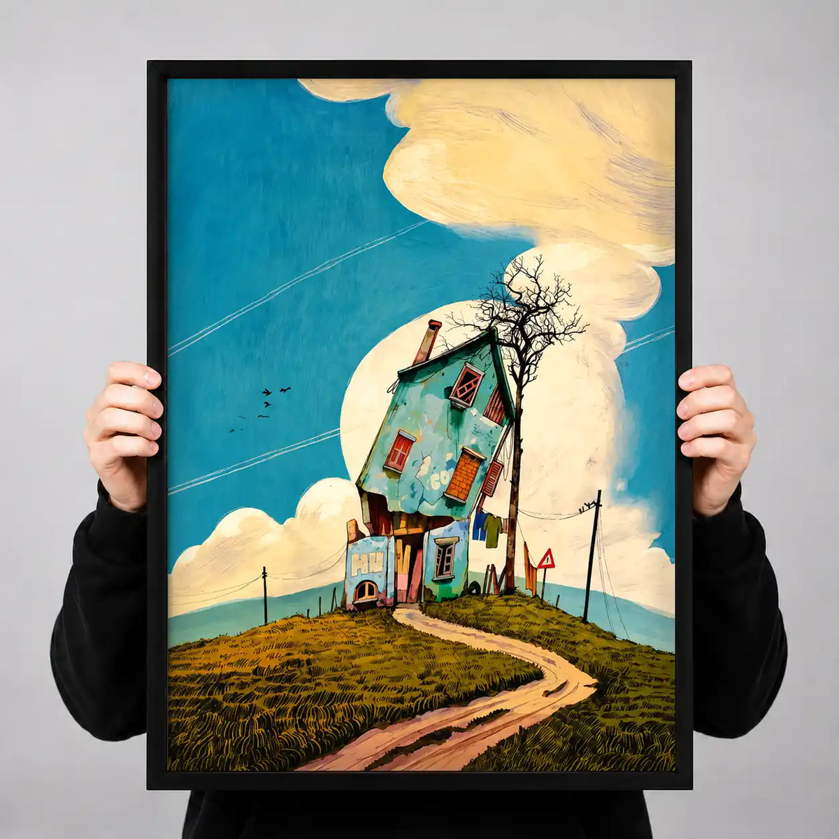 Crooked Hilltop Cottage Wall Art 3