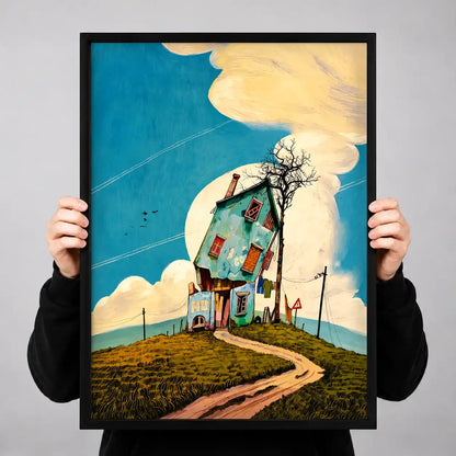 Crooked Hilltop Cottage Wall Art 3
