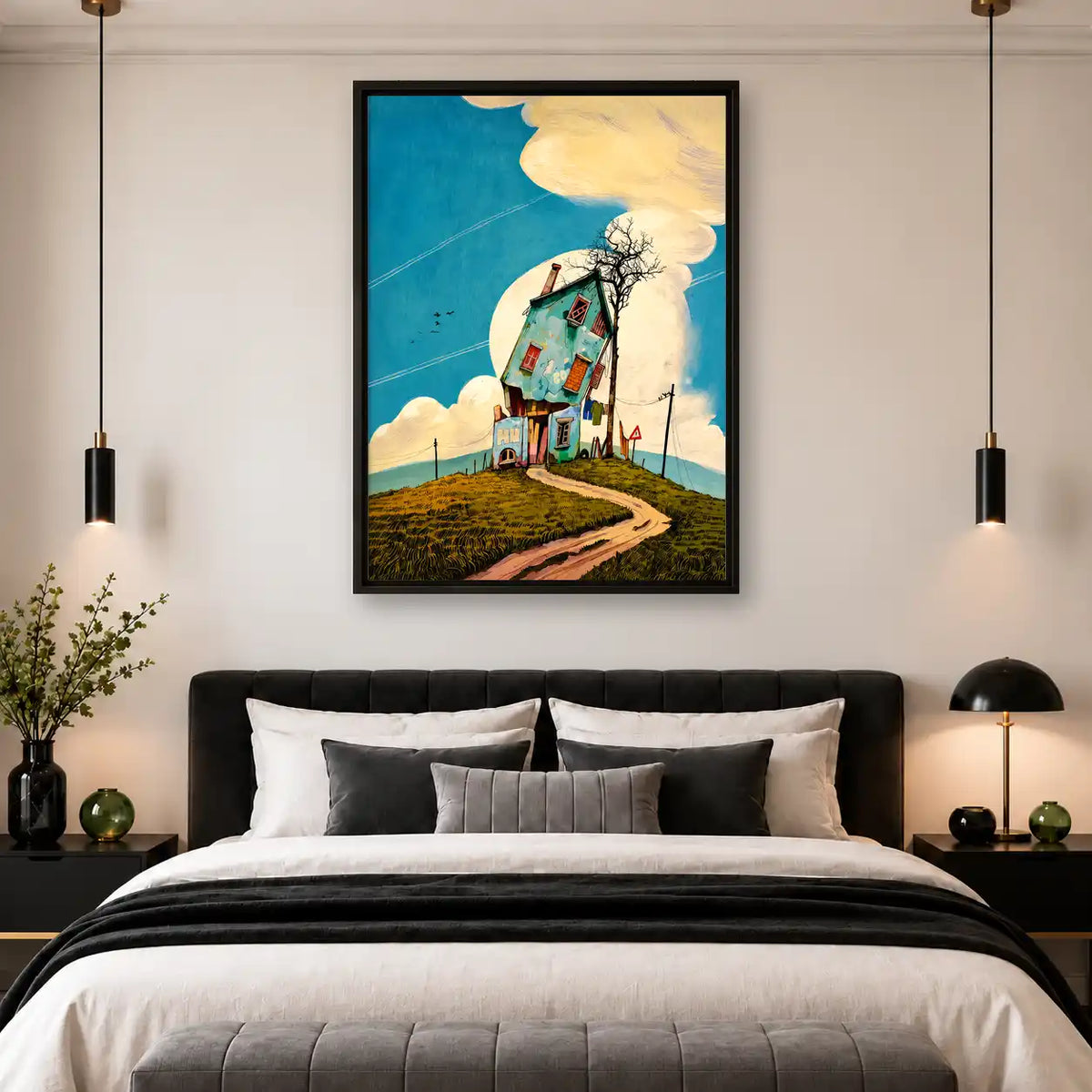 Crooked Hilltop Cottage Wall Art 4