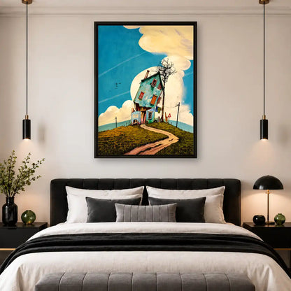 Crooked Hilltop Cottage Wall Art 4