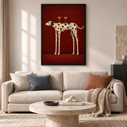 Dalmatian Balancing Martinis Wall Art 2