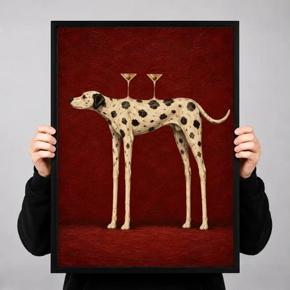 Dalmatian Balancing Martinis Wall Art 3