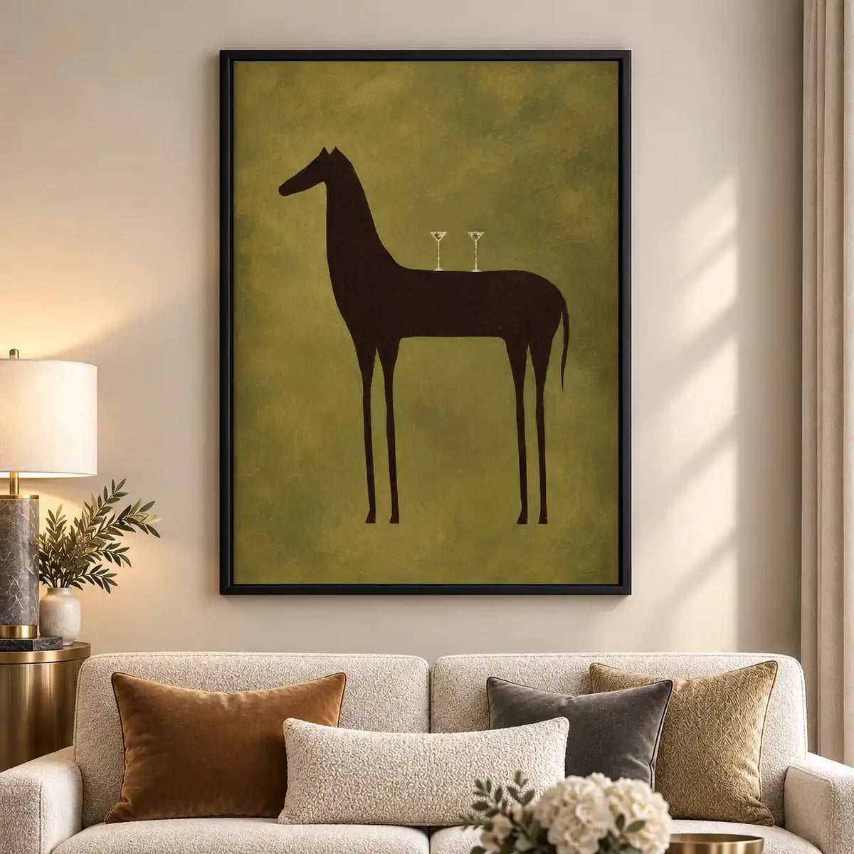 Dark Horse Martini Still Life Wall Art 5