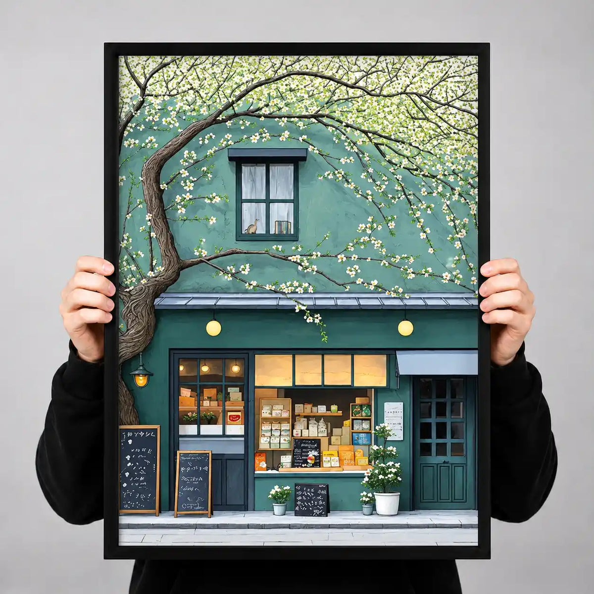 Flowering Tree Corner Shop Wall Art 3