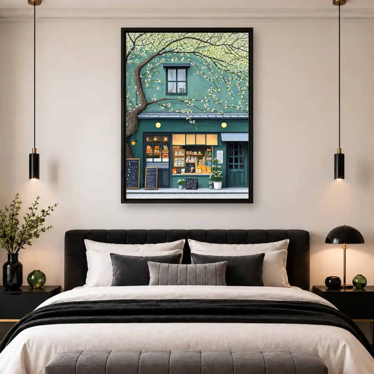 Flowering Tree Corner Shop Wall Art 4