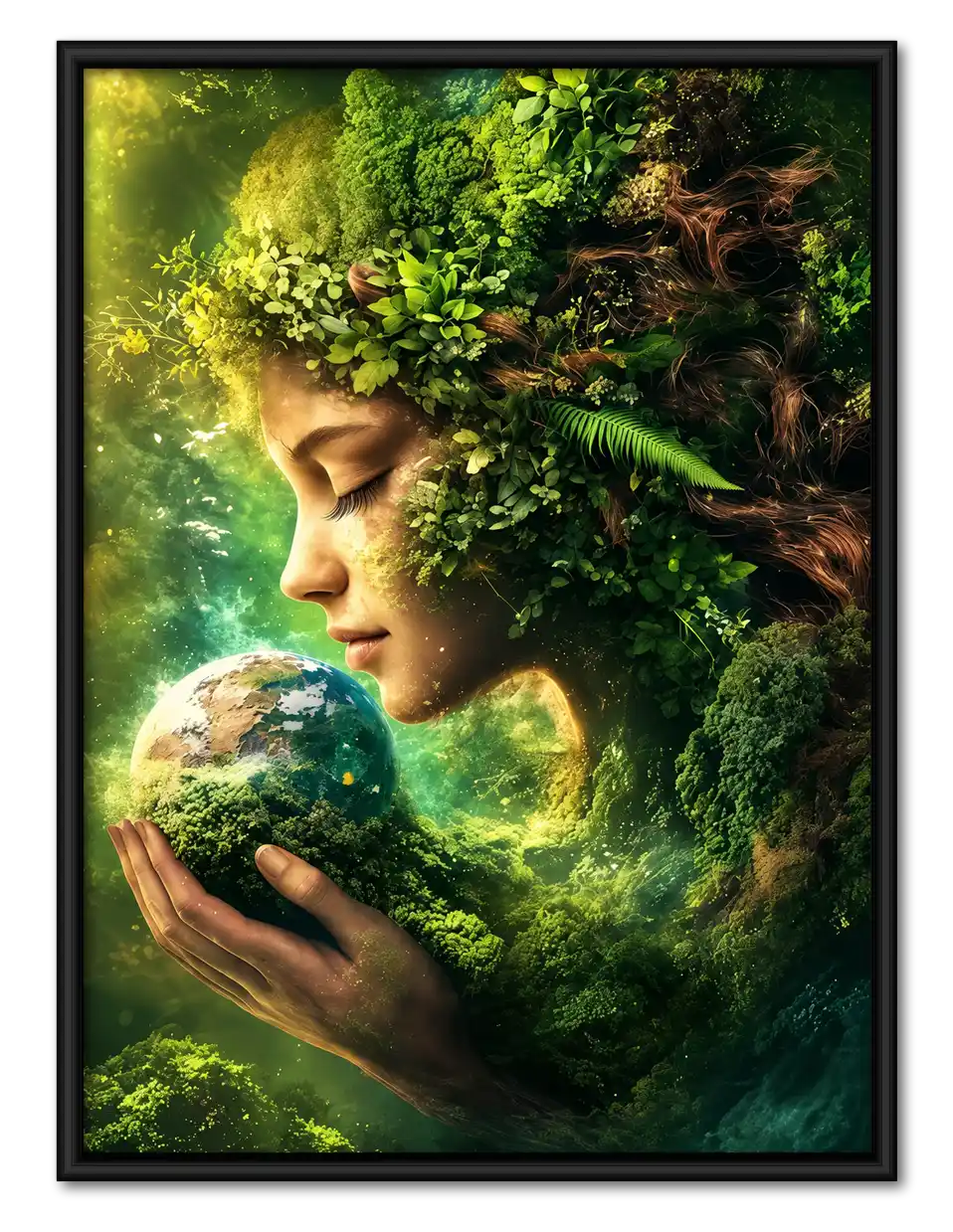 Gaia Holding Living Earth Wall Art 1