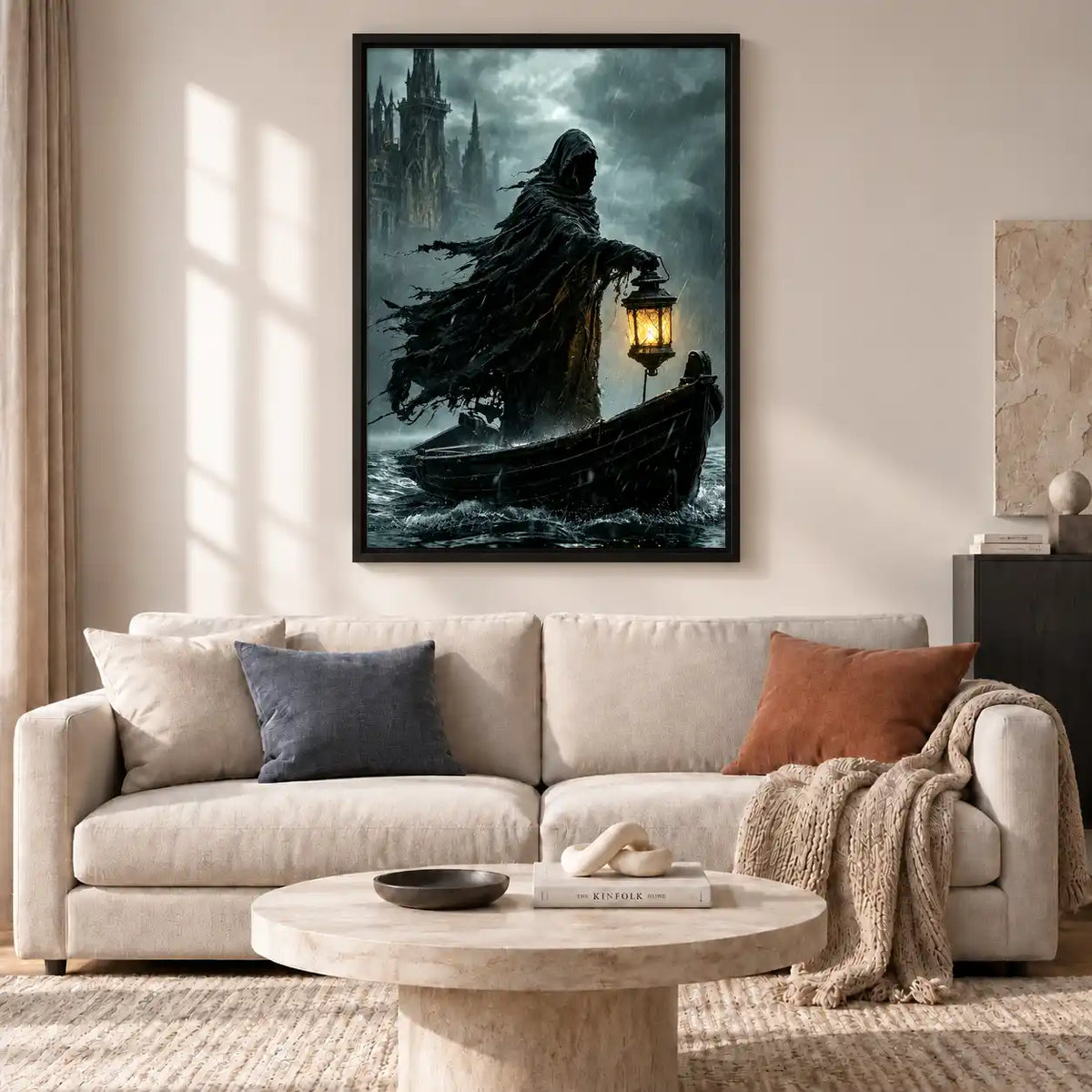 Ghost Boatman With Lantern Wall Art 2