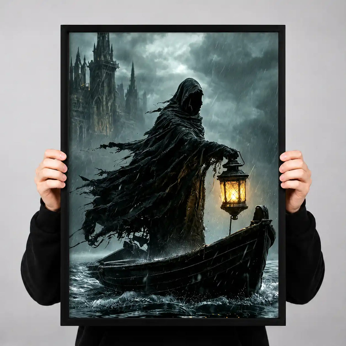 Ghost Boatman With Lantern Wall Art 3