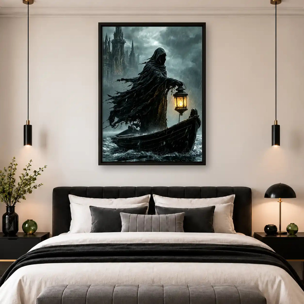 Ghost Boatman With Lantern Wall Art 4