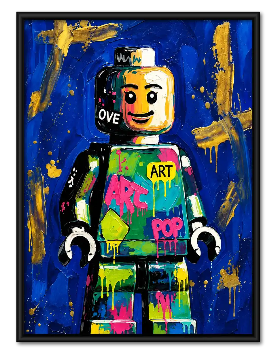 Graffiti Pop Art Toy Figure Wall Art 1