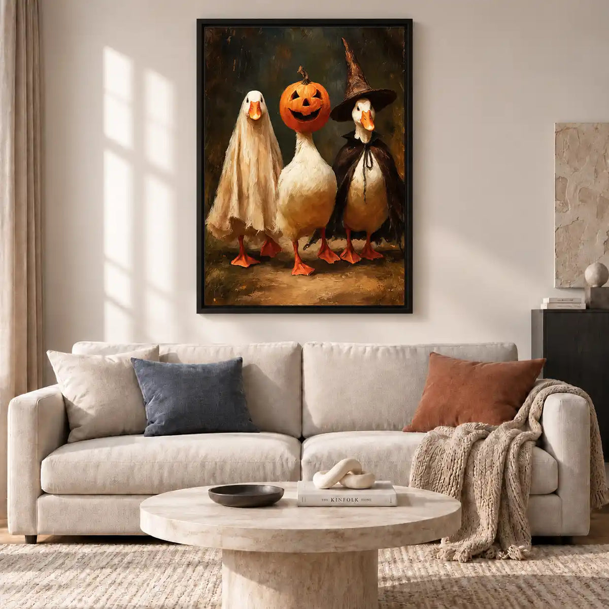 Halloween Costume Duck Trio Wall Art 2