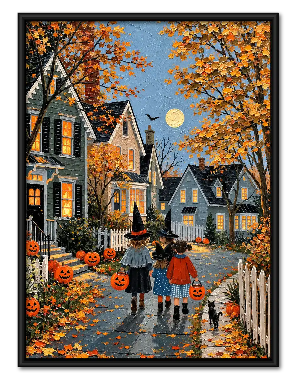 Halloween Trick Or Treat Street Wall Art 1