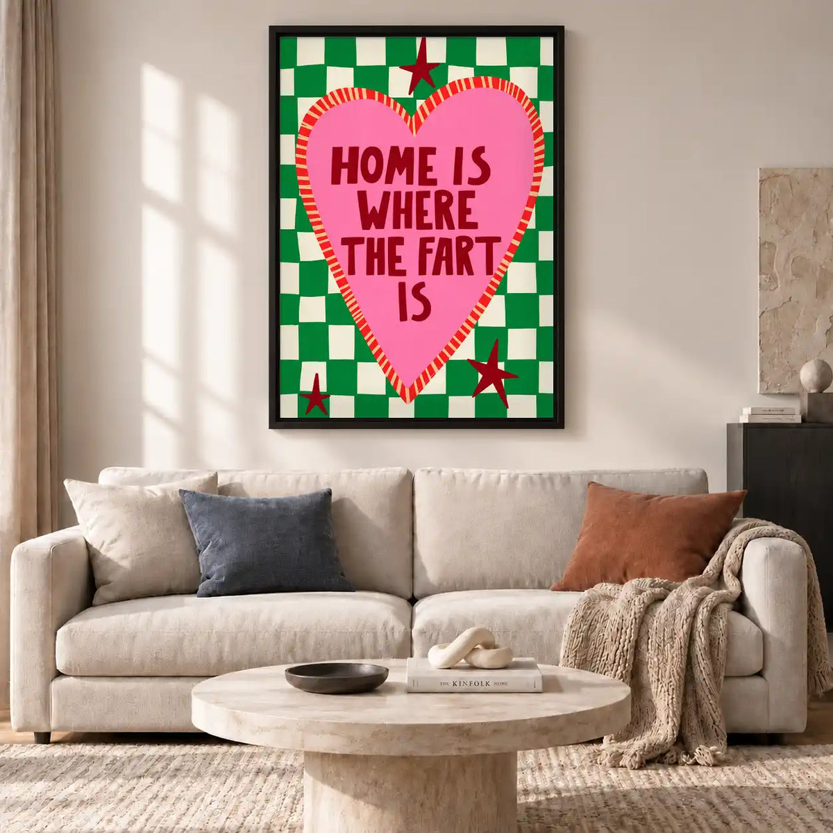 Home Is Where The Fart Is Wall Art 2