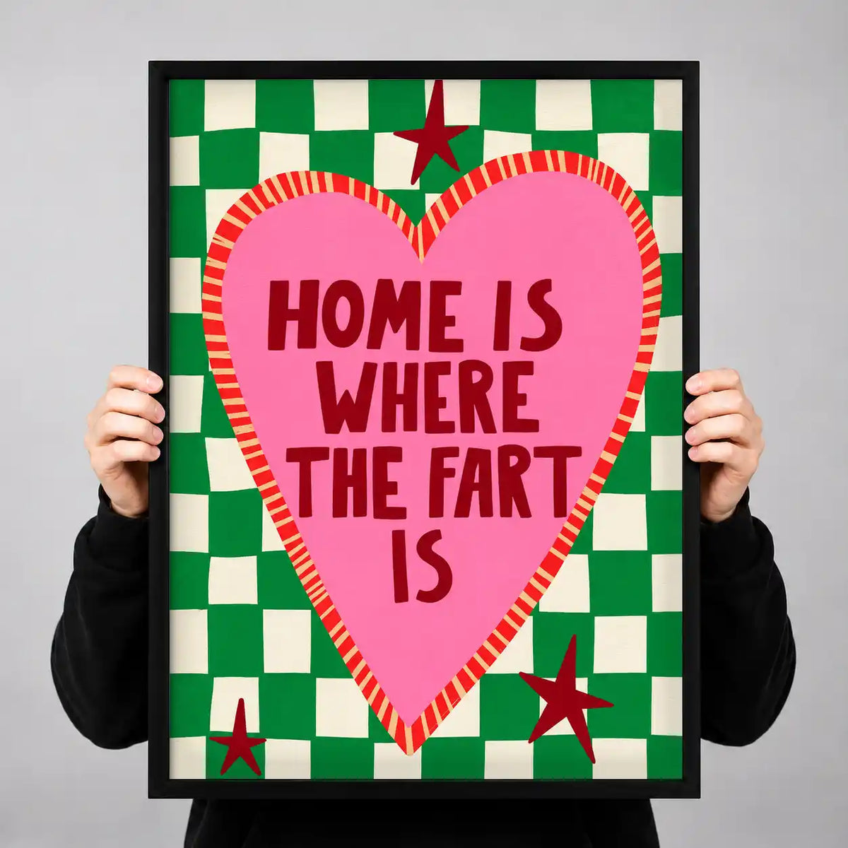 Home Is Where The Fart Is Wall Art 3