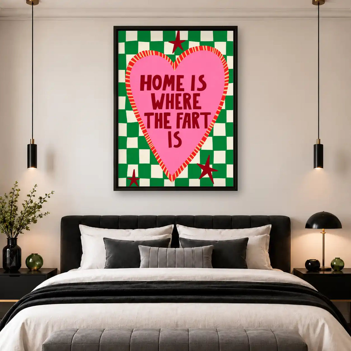 Home Is Where The Fart Is Wall Art 4