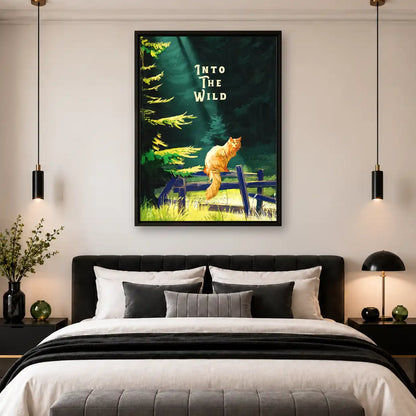 Into The Wild Orange Cat Wall Art 4