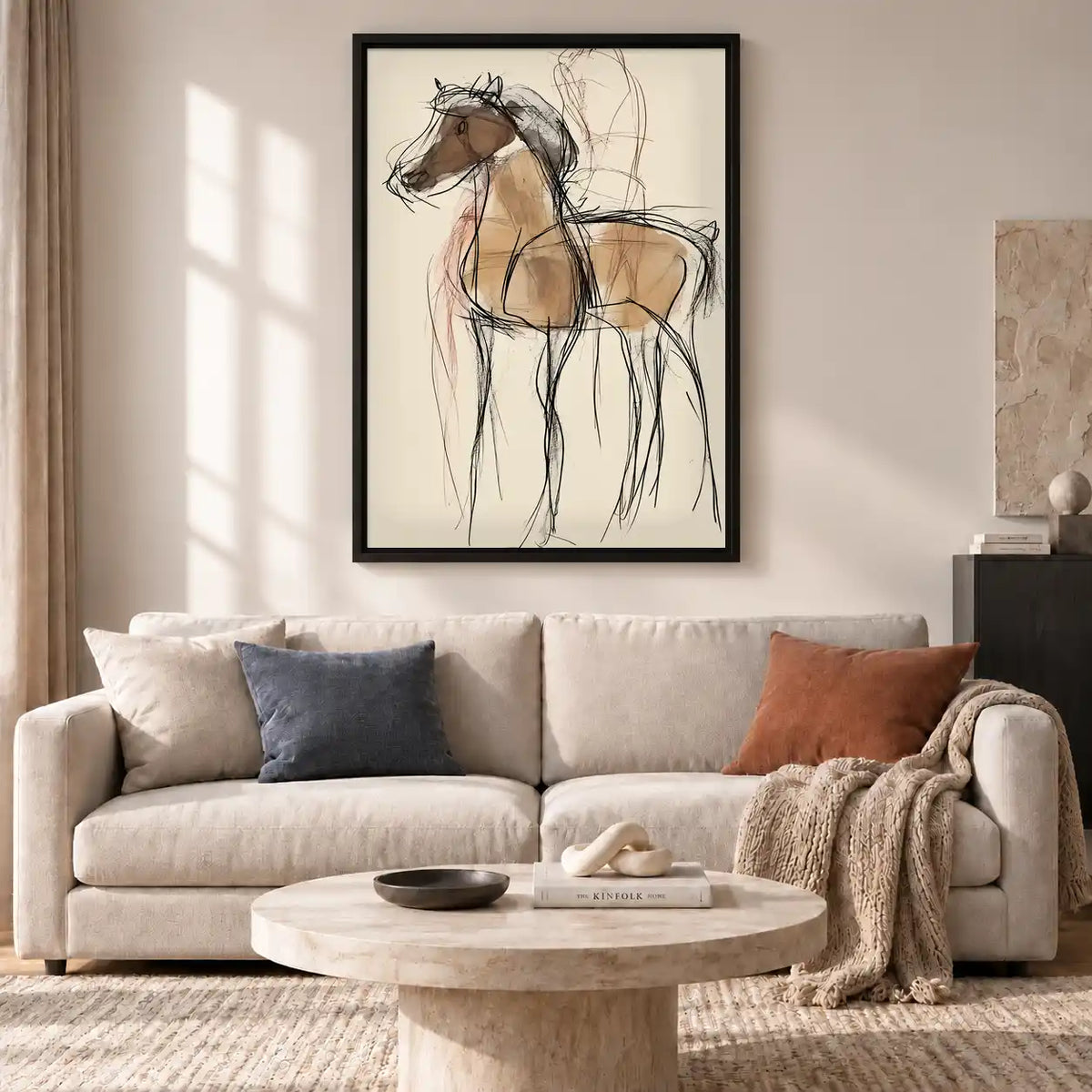 Loose Sketch Horse Wall Art 2