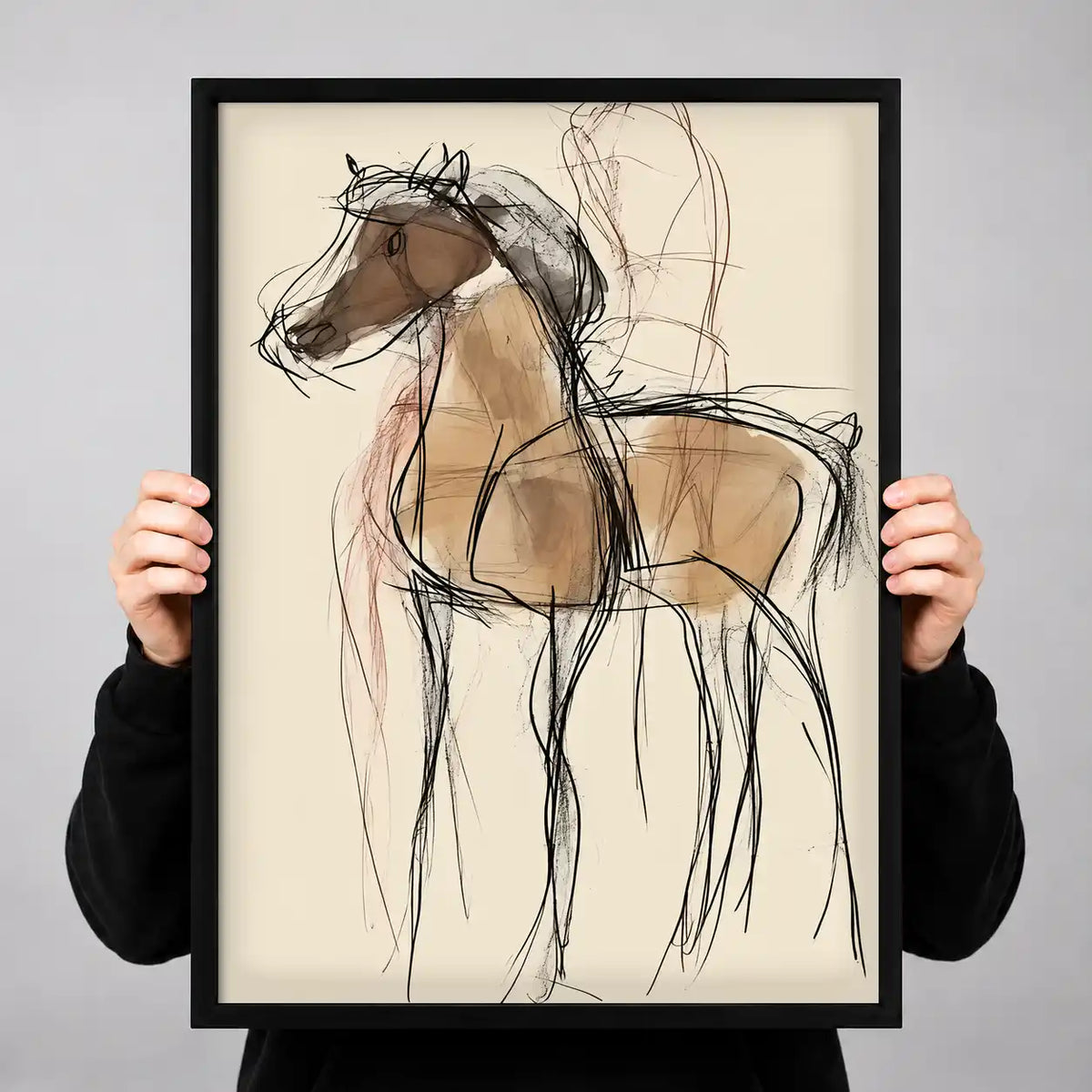 Loose Sketch Horse Wall Art 3