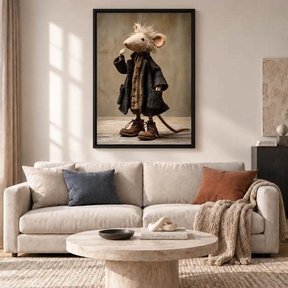 Mouse Scholar Portrait Wall Art 2