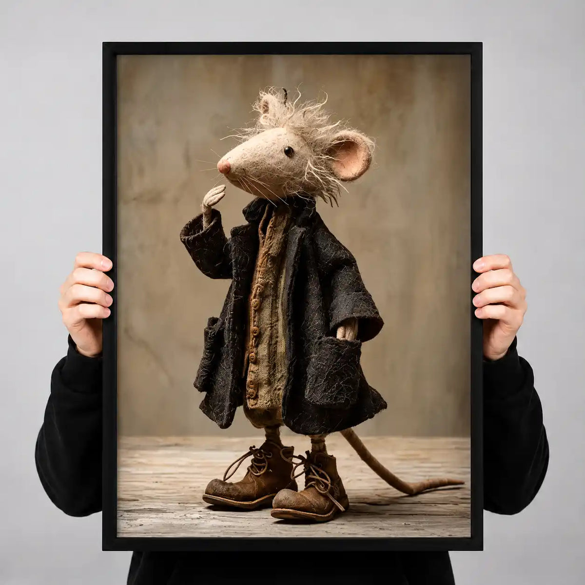 Mouse Scholar Portrait Wall Art 3