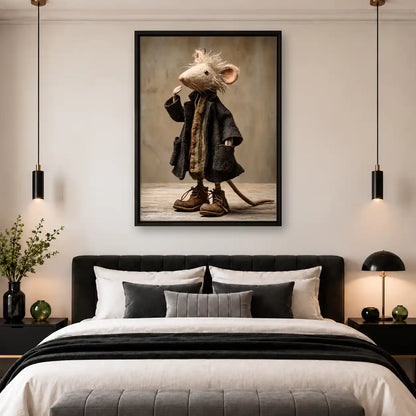 Mouse Scholar Portrait Wall Art 4