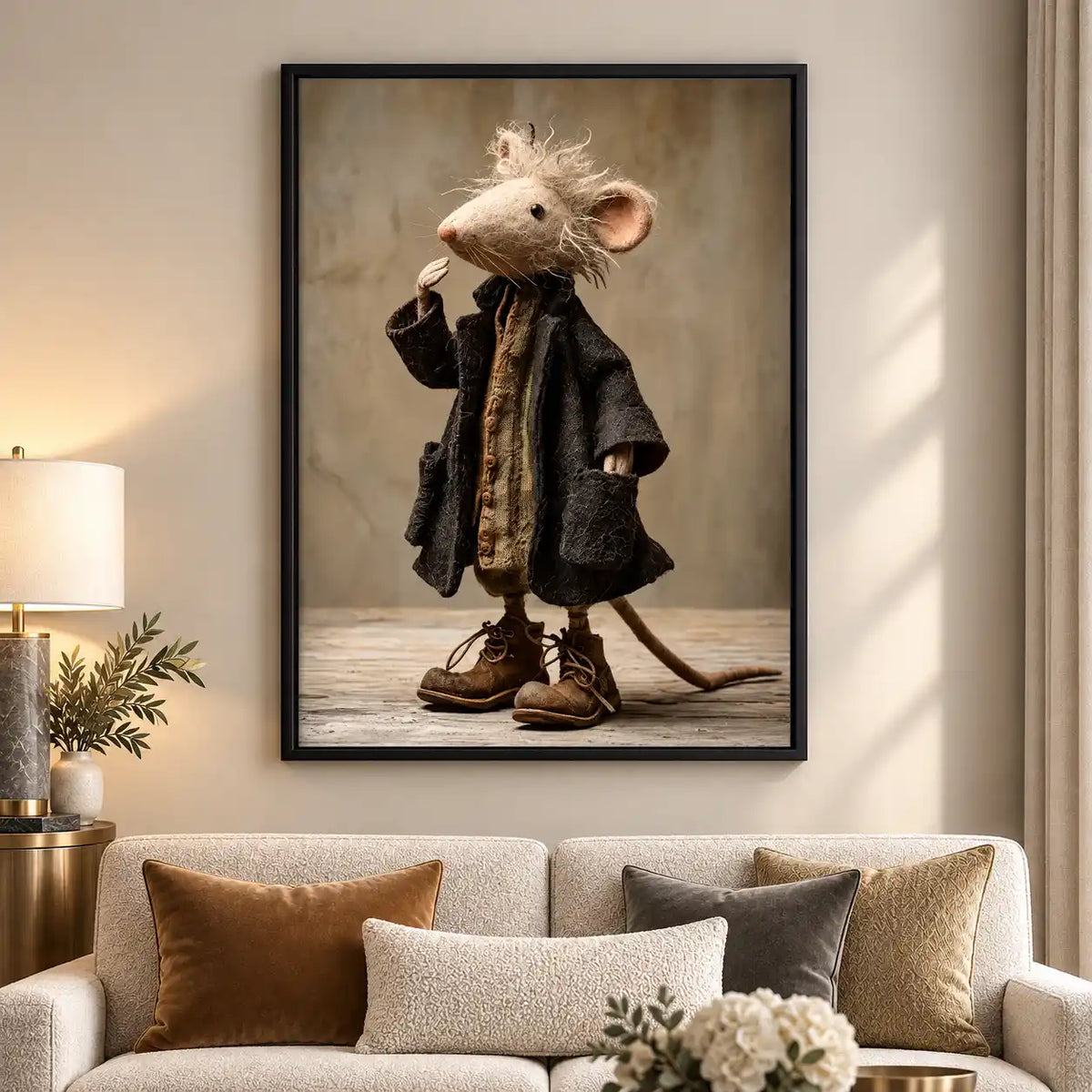 Mouse Scholar Portrait Wall Art 5
