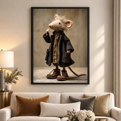Mouse Scholar Portrait Wall Art 5
