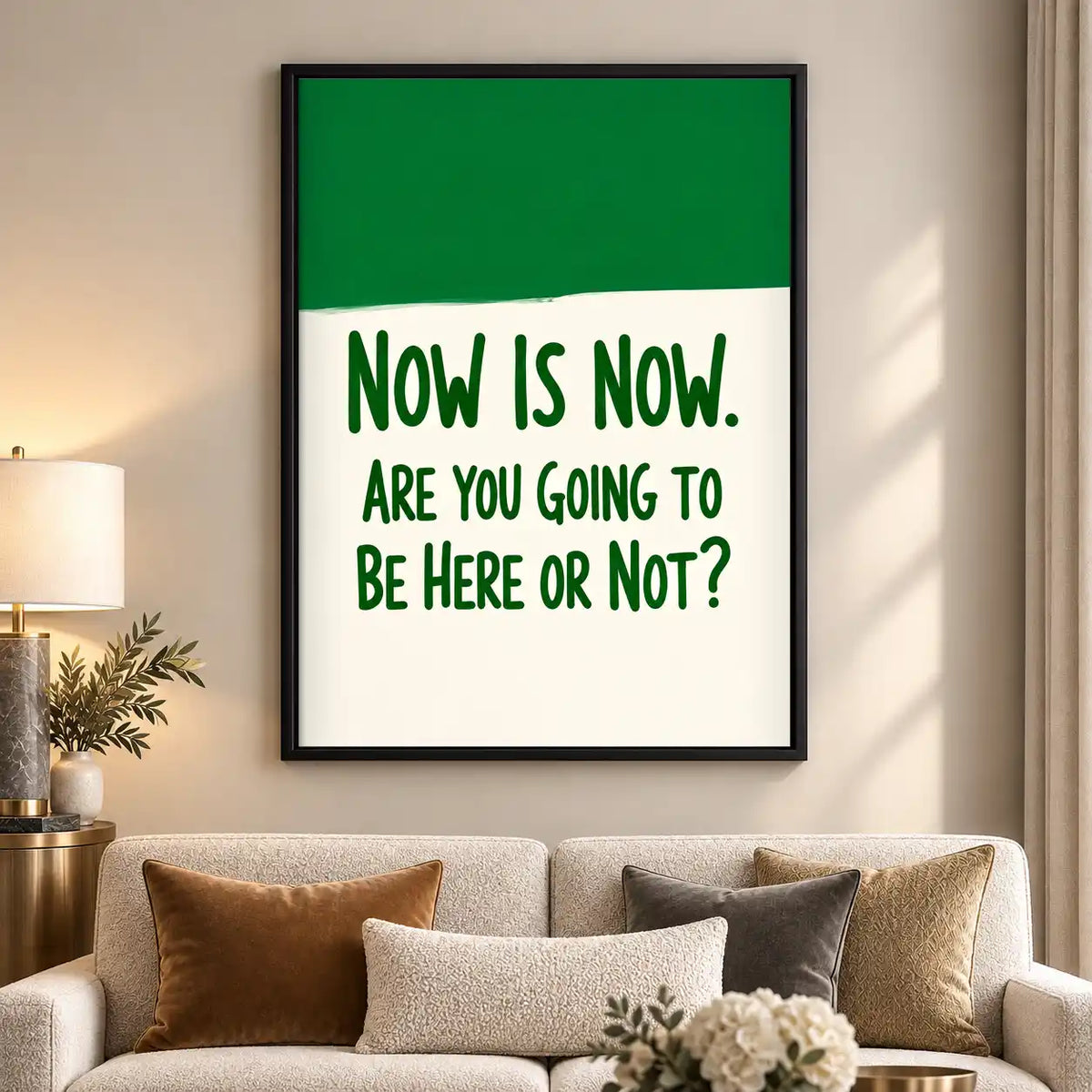 Now Is Now Quote Wall Art 5
