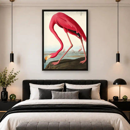 Pink Flamingo Coastal Study Wall Art 4