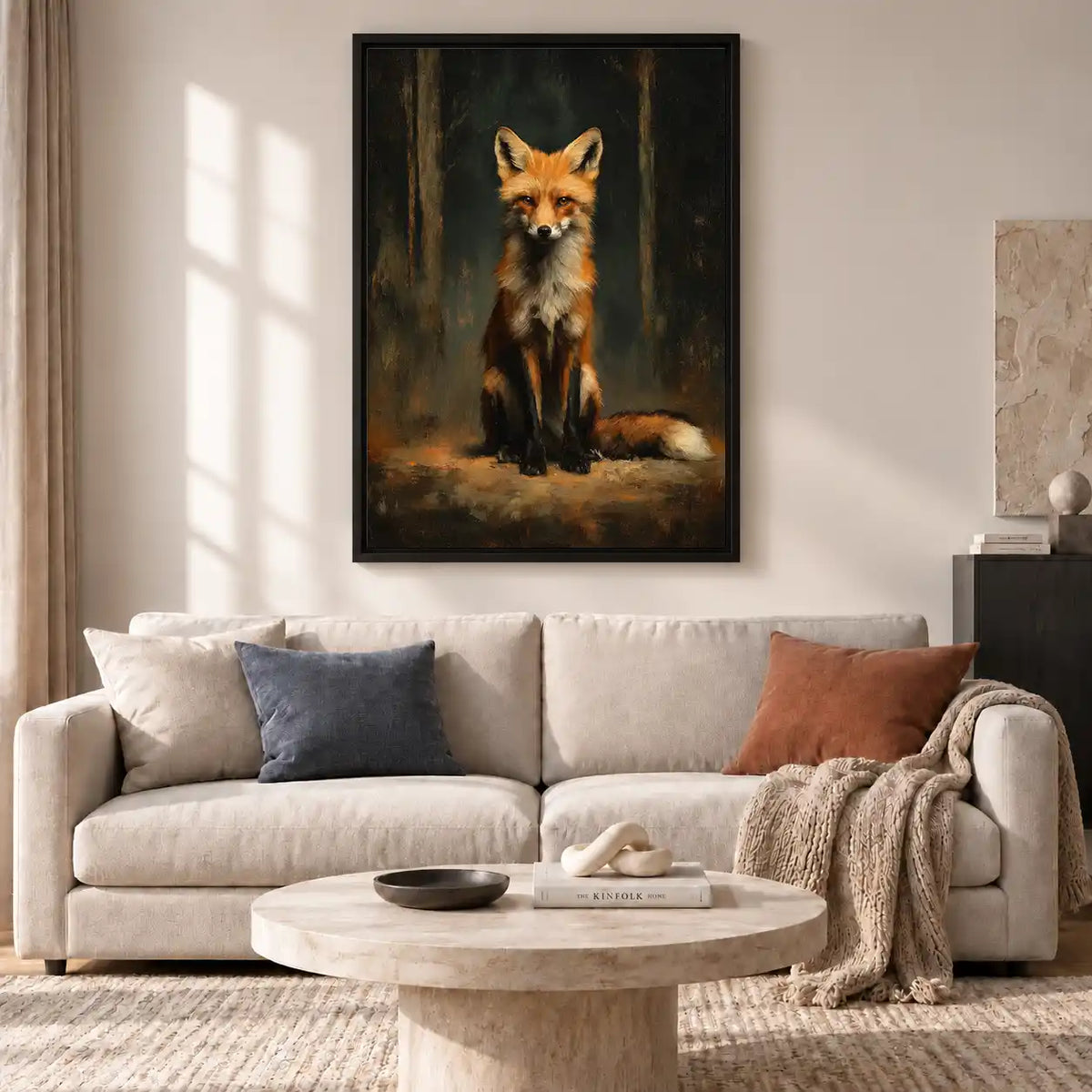 Red Fox Classical Portrait Wall Art 2