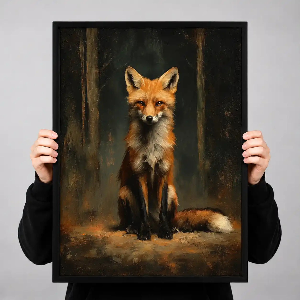 Red Fox Classical Portrait Wall Art 3