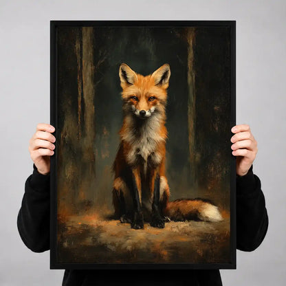 Red Fox Classical Portrait Wall Art 3