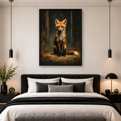 Red Fox Classical Portrait Wall Art 4