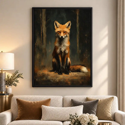 Red Fox Classical Portrait Wall Art 5