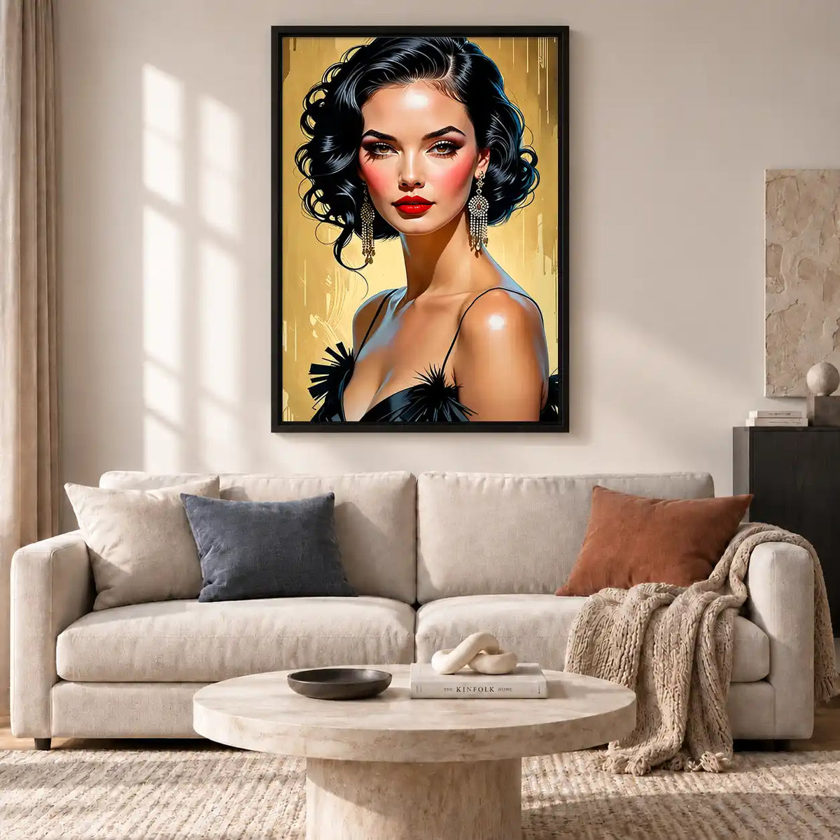 Retro Glamour Portrait Wall Art 2
