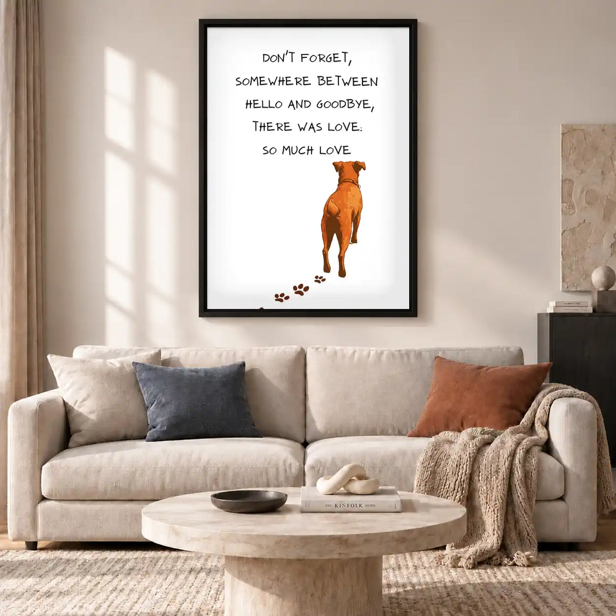 So Much Love Pet Memorial Wall Art 2