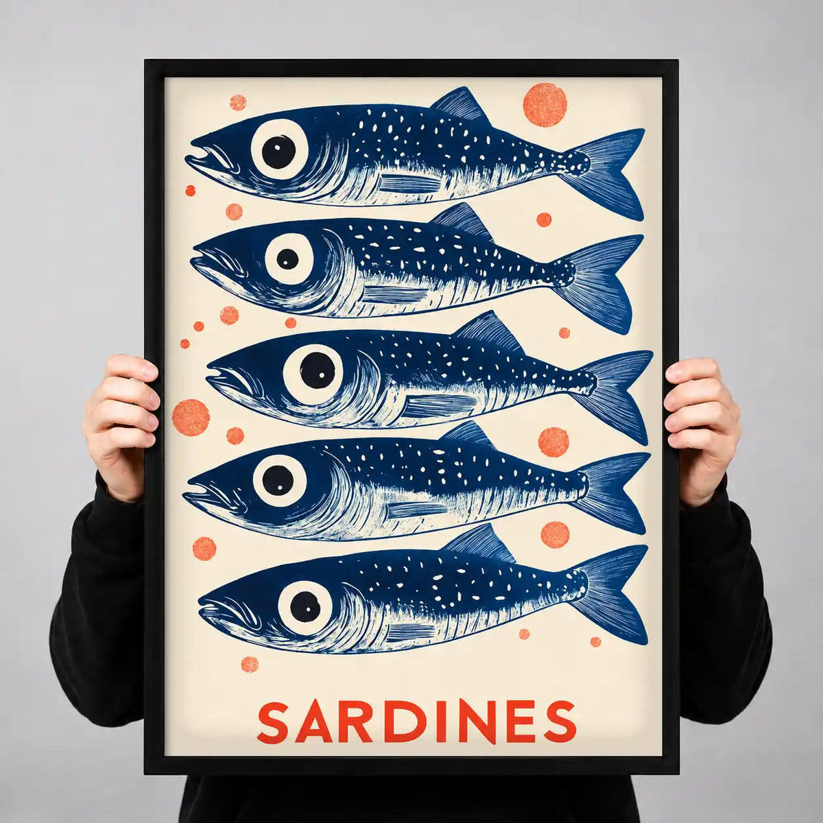Stacked Sardines Poster Wall Art 3